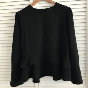Zara peplum top